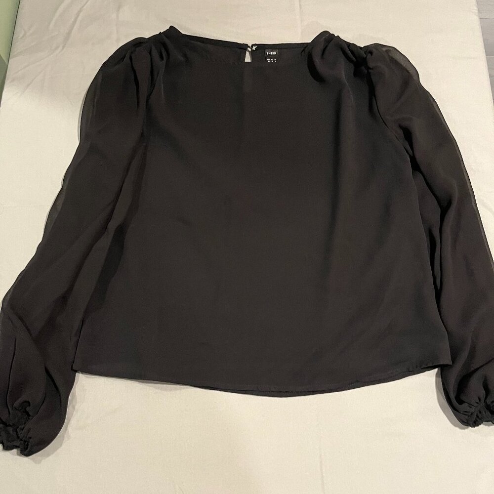 Shein Black Blouse Size M
